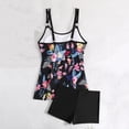 thumbnail image 4 of STETMN Women's 2 Piece Tankini Swimsuits V Neck Tankini Top with Bottom Bathing Suit, 4 of 4
