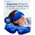thumbnail image 5 of Contoured Gel Ice Eye Mask FSA HSA Eligible: Cold Compress for Puffy Eyes, Dark Circles, Sinus Pressure & Post-Surgery Relief, Reusable Cooling Therapy, Fits All Head Sizes, Daily Eye Care, 5 of 13