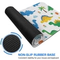 thumbnail image 6 of Long Mouse Pads for Desk,White Dinosaurs Palms Clouds Pattern Desk Mats on Top Of Desks, Desk Mouse Pad Extra Large with 3mm Non-Slip Base and Stitched Edge for Gaming,Office,Work,Home 31.5"x11.8", 6 of 6