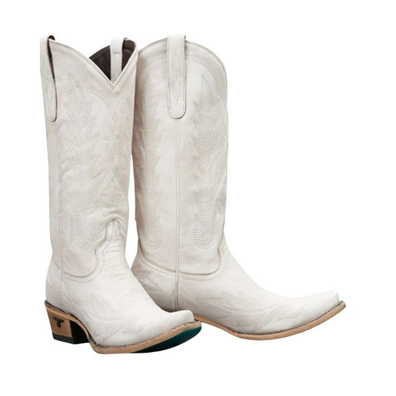 Lane Women's Lexington Leather Western Boot Snip Toe - LB0488D 10 1/2 M  US