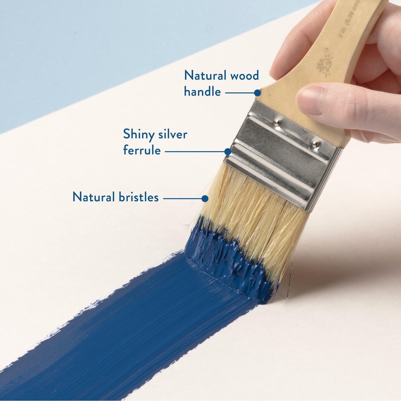 Hello Hobby 3 Piece Natural Chip Brush Set