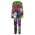 thumbnail image 5 of Invader Zim Unisex Onesie Pajamas Zipper Jumpsuit Hooded One Piece Sleepwear for Family Mens Womens, 5 of 8