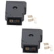 thumbnail image 1 of 2pcs Enchufe profesion Herramientas de Cámara Difusión Adaptador type-b Negro, 1 of 8