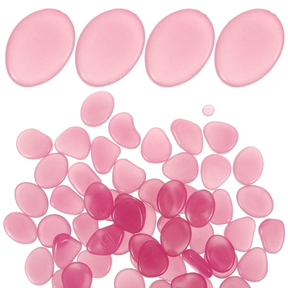 LIFKOME 100Pcs Aquarium Landscape Stones Violet Resin Decoration for Ponds and Water Features