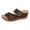 Brown, variant on Mostsola Womens Platform Sandals Comfortable Arch Support Slippers Slip on Orthopedic Wedges Slides