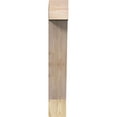thumbnail image 2 of Ekena Millwork 6"W x 26"D x 38"H Traditional Block Rough Sawn Bracket, Douglas Fir, 2 of 25