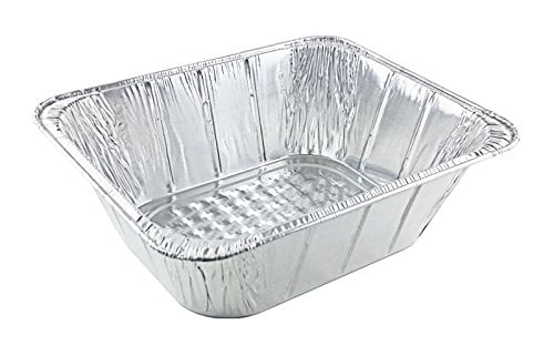 Aluminum Half Size Deep Foil Pan 30 packs Safe for use in freezer, oven,  and steam table.pen,12 1/2 x 10 1/4 x 2 1/2 (-40 gauge-!)Made In The USA