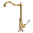 thumbnail image 1 of Kitchen Faucet, Ceramic Disc Filter European Antique Brass Kitchen Faucet  For Bar For Home Antique Color, 1 of 8