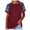 Wine, variant on DailyTrove Women's Color Block Raglan Sleeve Tee - Casual Short Sleeve T-Shirt, Sporty for Outdoor & Errands