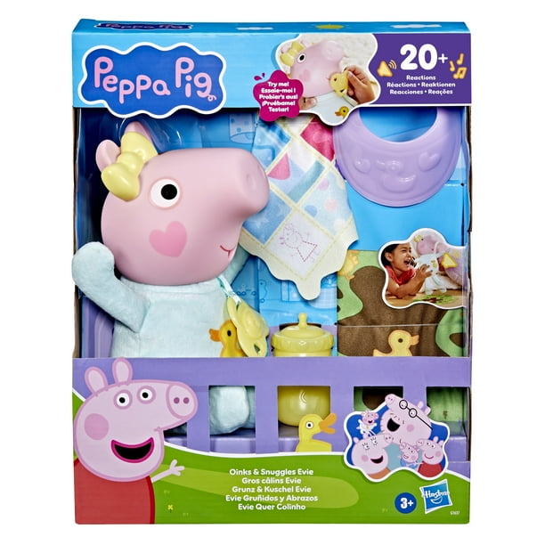Peppa Pig Oinks and Snuggles Evie Interactive Baby Doll - Walmart.ca