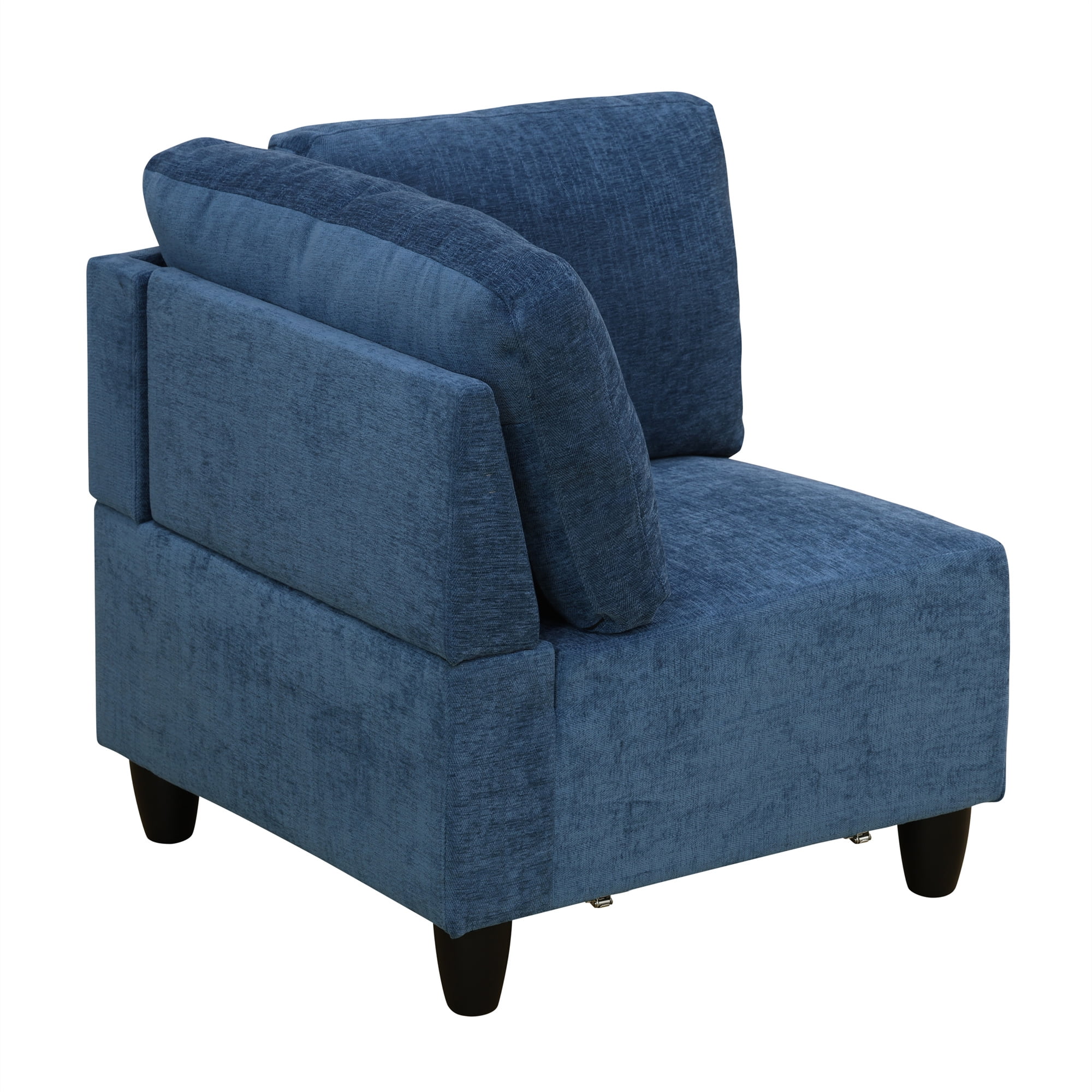 Aukfa Modular Sectional Couch Set - Corner sofa - Flannel - Blue