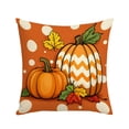 thumbnail image 1 of Cubiertas de Almohada de Otoño Cubierta de Almohada de Tiro de Acción de Gracias 17.7x17.7 Pulgadas Cubierta de Almohada Decorativa de Calabaza de Otoño Tela Suave Cremallera Oculta Decoración Del Hog, 1 of 6
