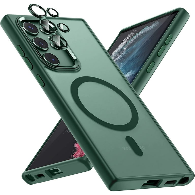 Translucent Matte for Samsung Galaxy S22 Ultra Case, Compatible