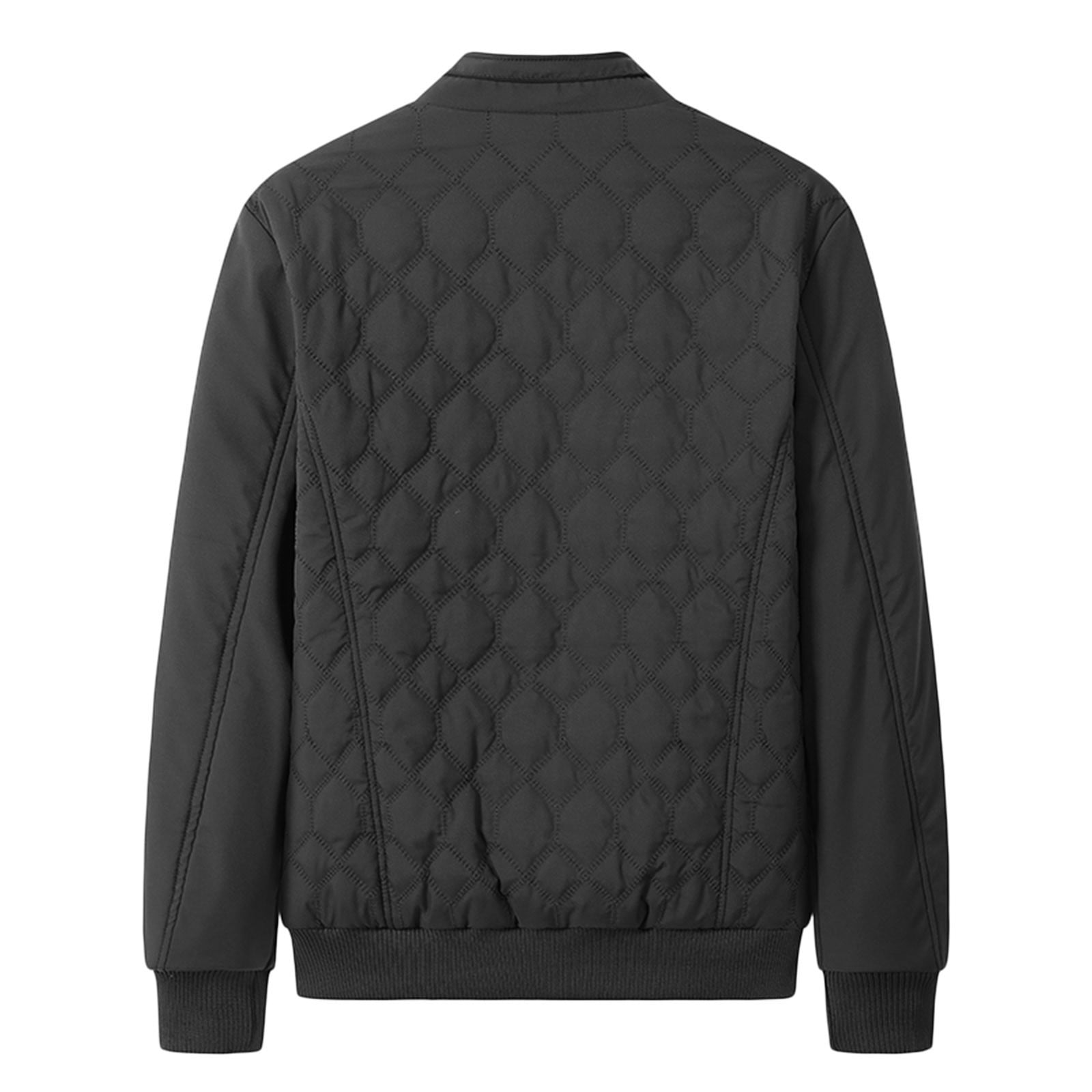 LEEyworld Mens Winter Coats Men's LongSleeve FullZip Lightweight