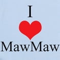 thumbnail image 2 of CafePress - I Love (Heart) Maw Maw Infant Bodysuit - Baby Light Bodysuit, Size Newborn - 24 Months, 2 of 4