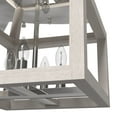 thumbnail image 4 of Hunter - Squire Manor 4-light Chrome, Medium Size Flush Mount Light, Dimmable, Modern Style, for Bedrooms, Dining, Living Rooms - 19997, 4 of 6