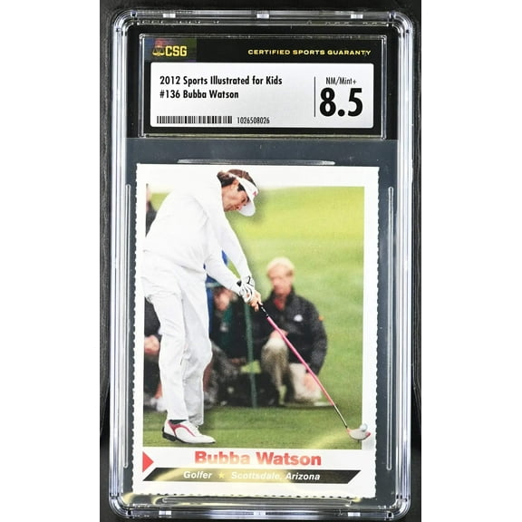 Bubba Watson 2012 SI for Kids golf RC CSG 8.5 NmMt