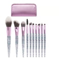 thumbnail image 1 of EeaseCA 10pcs Unique Handle Makeup Brushes Multi-function Cosmetic Brush Kit Artificial Fiber Brush Set with PU Bag, 1 of 8