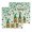 Green Beige, variant on St. Patrick's Day Kitchen Dish Towels for Drying Dishes Set of 4, Green Leaf Gnomes Shamrock Clovers Waffle Weave Microfiber Hand Tea Bathroom Towels Quick Dry & Absorbent Towel 15.7x23.6