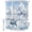 White, Gray, Blue, variant on Shower Curtains for Bathroom, Nautical Sailboat Waterproof Fabric Shower Curtain, Blue Grey Watercolor Coastal Waves Cloud Decorative Bathroom Curtain for Bathtub, 72"x84", No Hooks Included