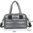 thumbnail image 6 of CoCopeaunt Puffy Crossbody Bag Quilted Crossbody Handbags for Women Lightweight Puffer Shoulder Bag Down Cotton Padded Hobo Bag, 6 of 6