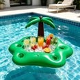 thumbnail image 2 of Tdxkok Inflatable Cloud Floating Drink Holder with Cup Slots and Ice Storage,Pool Beverage Tray for Swimming Pool,Beach,Hot Tub,Summer Party and Outdoor Gatherings, 2 of 6