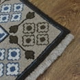 thumbnail image 6 of Rugsotic Carpets Hand Knotted Sumak Wool Area Rugs - 4'X6', Rectangle, Blue Beige, Classic Oriental Traditional Design, High Pile Thick Handmade Anti Skid Area Rugs For Living Room, Bed Room (Sw0009), 6 of 10