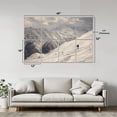thumbnail image 2 of Rustic Farmhouse 8 Pack Art Acoustic Panels Sound Absorbing black white snowy mountains vintage snow skiings Decorative Soundproof Wall Panels Self Adhesive for Nursery Game Room Bedroom 48"x32", 2 of 7
