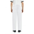 thumbnail image 3 of TOPTIE Classic Baggy White Chef Pants with Drawstring Waist Restaurant Work Uniform, 3 of 6