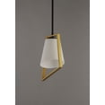 thumbnail image 2 of 26351SWGLDBK-Maxim Lighting-Oblique-1 Light Pendant-7 Inches wide by 13.25 inches high, 2 of 2