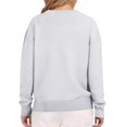 thumbnail image 4 of TRUBKH Women's Sweaters Long Sleeve Shirts Crewneck Tops Lightweight Sweaters for Women Knit Tops for Women Lightweight Sweater Fall Casual Sweater Plus Size Tunic Tops Blouse Womens Tops White S, 4 of 6