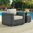 thumbnail image 2 of Modway Summon Outdoor Patio Fabric Sunbrella Armchair, Multiple Colors, 2 of 7