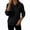 Black, variant on Tqcoqu Women's Cable Knit Textured Pullover Hoodie,Drawstring Hood Long Sleeve Loose Casual Sweatshirt Tops For Fall Winter,Black Women's S-XXL