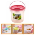 thumbnail image 3 of Reusable Plastic Laundry Detergent Holder Lidded Canister Laundry Condensate Beads Bucket(4000ml), 3 of 8
