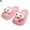 Pink, variant on ZOUBAOQ Funny Summer Big Eye Dog Slippers, Unisex Cute Cartoon Comfy Slippers, Indoor Comfy Ligh Shoes, Slip Bathroom Flat Non Slide