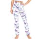 thumbnail image 2 of Odeerbi 2-13 Años Niñas Pantalones de Yoga de Pierna Ancha Entrenamiento Baile Deporte Atlético Pantalones Elasticidad Lindo Cintura Alta Pantalones de Pierna Recta, 2 of 9