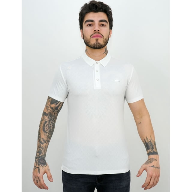 Playera Estampada Barabas Tipo Polo Corte Slim Fit