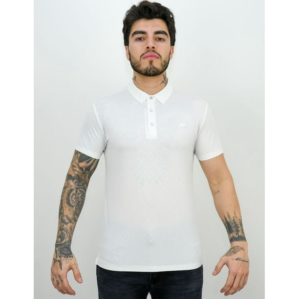 Playera Estampada Barabas Tipo Polo Corte Slim Fit