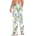 thumbnail image 3 of FORMRS Mens Pajama Pants with Pockets Sleepwear Lounge Bottoms Sizes S-2XL, Light Floral Pattern, 3 of 7
