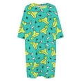 thumbnail image 4 of Margarita Time！ Sleepshirts For Sleeping Travels Loose Sleepdress Pajama Dress Soft Nightdress Sleepwear, 4 of 7