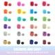 thumbnail image 5 of Juego de cuentas pequeñas de 2/3/4MM juego de cuentas de vidrio opaco Multicolor para joyería pulseras fabricación de colgantes para collares, 5 of 7
