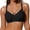 Black, variant on Jelly Bras for Women, Full Coverage Wireless Seamless Bra with Cooling Mesh Trim, Supportive Jelly Strips Smooth Back Fit for Daily & Sleep