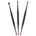thumbnail image 1 of Whataatahia 3 Piezas Micro Cerdas Limpiador de Oídos Reutilizable Espiral de 360 Grados Doble Extremo Oreja Pick Silicona Oído Cureta Oído Stick Herramienta Removedor de Cera de Oído, 1 of 8