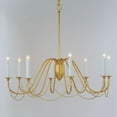 thumbnail image 4 of 12168GL Maxim Lighting Plumette - 8 Light Chandelier In Traditional Style-30 Inches Tall and 36 Inches Wide-Gold Leaf Finish    -Traditional, 4 of 5