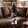 thumbnail image 5 of Honmine 3.4 fl oz Leather Cleaner Kit Multi Purpose, Leatherware Stain Remover and Refinish Care, Leather Cleaner with Sponge Pad for Sofa Bag Shoe, 5 of 9