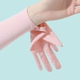 thumbnail image 5 of UV Sun Protection Long Gloves for Women Cooling Ice Silk Touch Screen Anti-Slip Driving Ridinng Arm Sleeves Free Size, 5 of 8