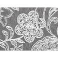 thumbnail image 3 of Fabric Mart Direct Gray, Ivory Poly Cotton Fabric By The Yard, 55 inches or 140 cm width, 11 Continuous Yards Ivory Cotton Fabric, Floral, Upholstery Drapery Curtain Wholesale Fabric, Window Treatment, 3 of 5