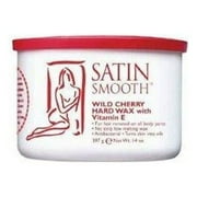 Satin Smooth Wild Cherry Hard Wax with Vitamin E, 14 oz