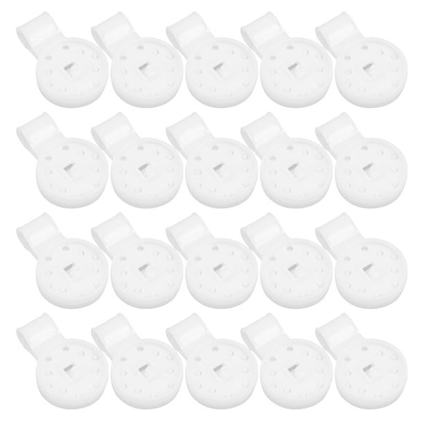 80 pinzas para tela de sombra, clips de plástico para malla de sombra, invernaderos y jardines.