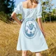 thumbnail image 5 of Vestido de manga corta de la secta Gusu Lan, vestidos de verano para mujer, vestidos de verano, vestidos de mujer estilo coreano, 5 of 7